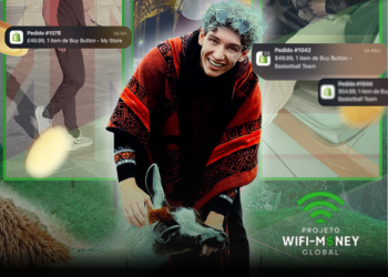 Felipiska com notificações de vendas da loja online